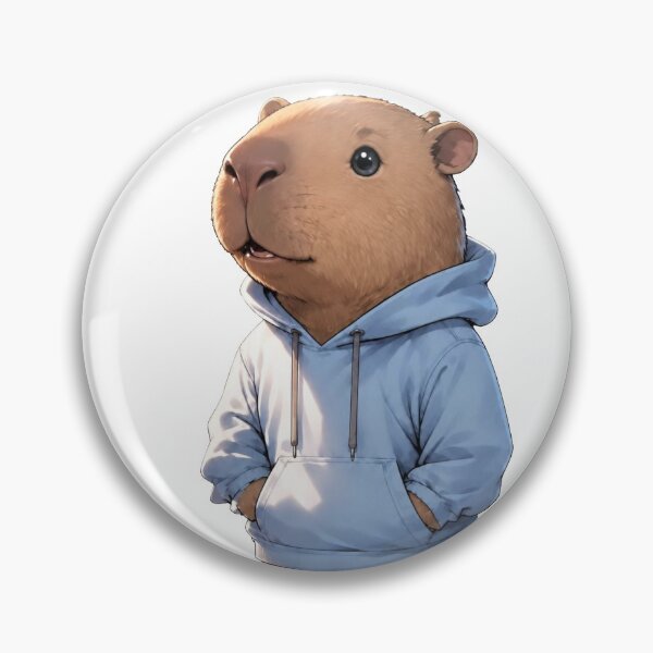 Item preview, Chill Capybara Hoodie Crew designed and sold by Icareis-Studios.