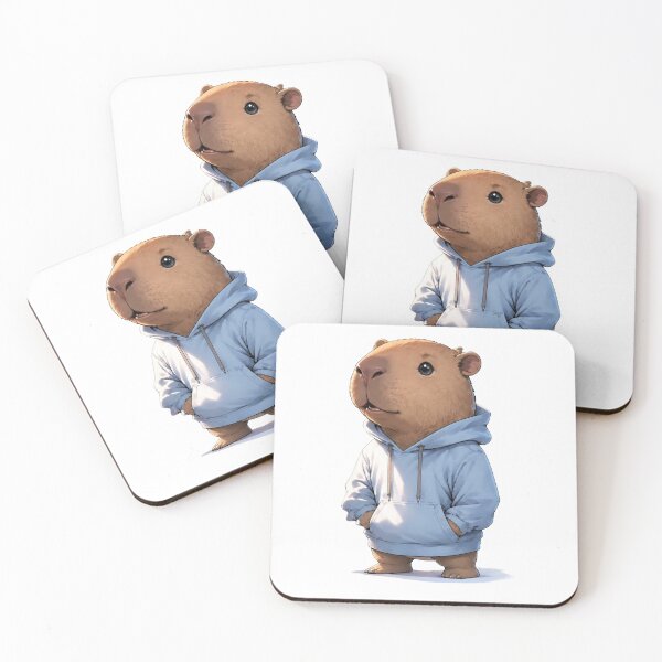 Item preview, Chill Capybara Hoodie Crew designed and sold by Icareis-Studios.