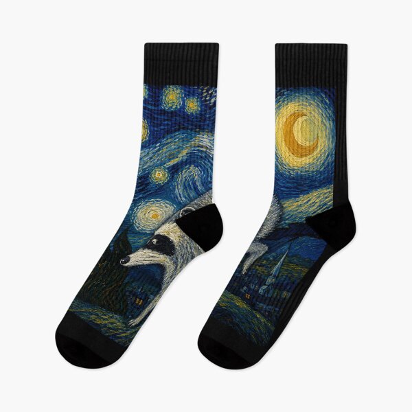 Item preview, Jimothy Raccoon Starry Night Parody designed and sold by artizallart.