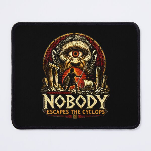 Item preview, Nobody Escapes the Cyclops, Odysseus Greek Mythology, The Odyssey, Ancient Greece designed and sold by GomezDiez.