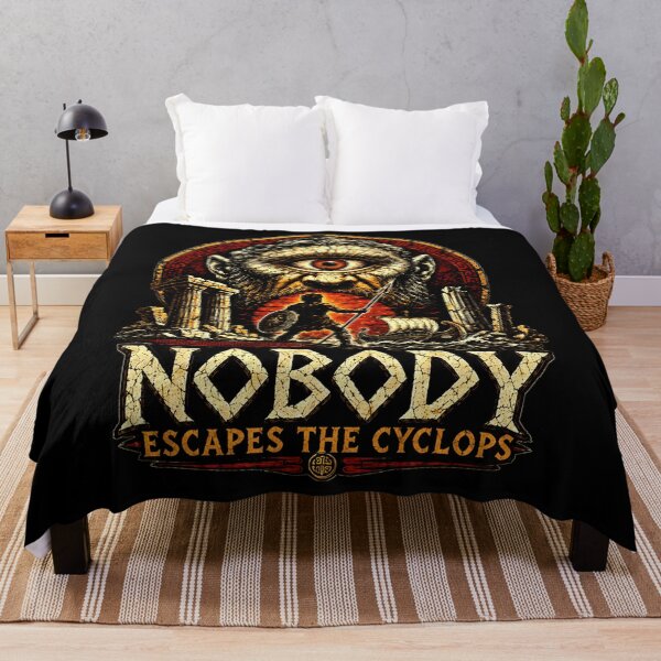 Item preview, Nobody Escapes the Cyclops, Odysseus Greek Mythology, The Odyssey, Ancient Greece designed and sold by GomezDiez.