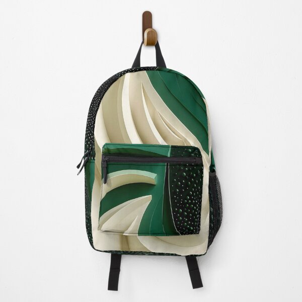 Item preview, Interwoven Green and White Spiral Design designed and sold by Vicky Brago-Mitchell®.