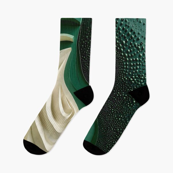 Item preview, Interwoven Green and White Spiral Design designed and sold by Vicky Brago-Mitchell®.