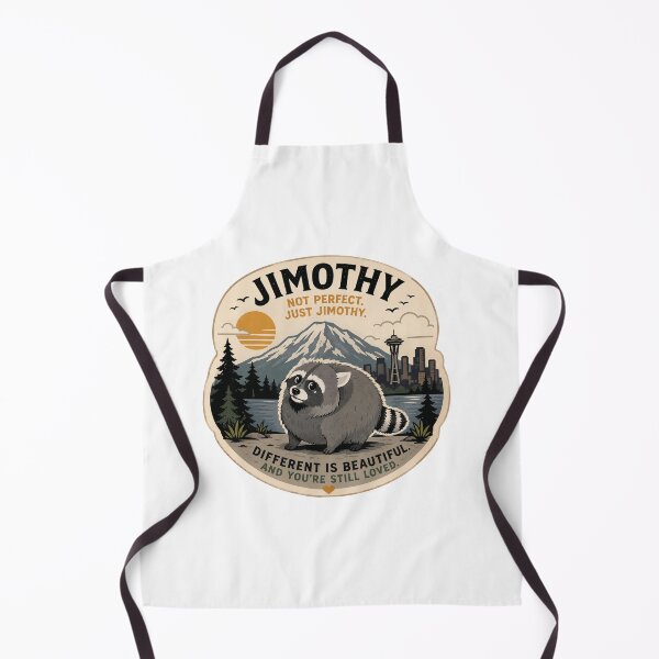 Item preview, Jimothy Raccoon Different Is Beautiful Retro Poster designed and sold by TSshirtShoppe.