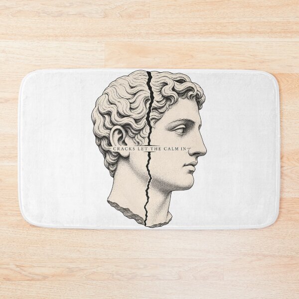 Item preview, Cracks Let The Calm In Stoic Bust designed and sold by Lolik Designs.