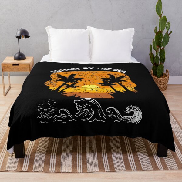 Item preview, Endless Horizon Vintage Beach Sunset Ocean Waves designed and sold by Wirath Shop.