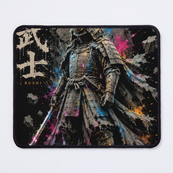 Item preview, Dark Samurai Warrior Japanese Bushido Street Art - Ancient Japan Armor Graphic Design | PlushiWorld™ designed and sold by PLUSHIWORLDtm.