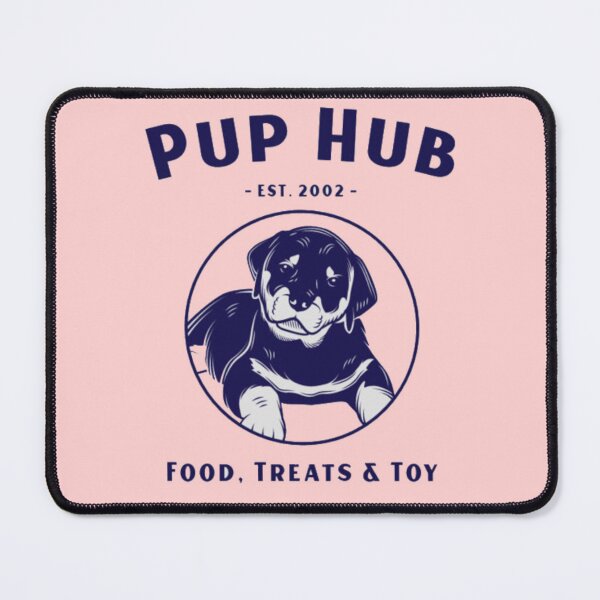 Item preview, Pup Hub Est. 2002 - Vintage Rottweiler Puppy Dog Crest Logo designed and sold by GenZFashion000.