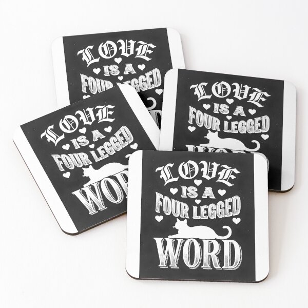Item preview, Love Is a Four-Legged Word - Cute Dog Lover T-Shirt Design Oversized T-Shirt designed and sold by gidget-gadget.