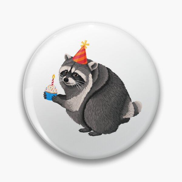 Item preview, Jimothy Raccoon Happy Birthday Card | Viral Raccoon Meme | Funny Birthday Card designed and sold by The Home Of Pink Peach.