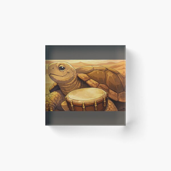 Item preview, Slow Rhythm // Tortoise Drum designed and sold by DecibelDecor034.