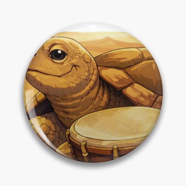 Item preview, Slow Rhythm // Tortoise Drum designed and sold by DecibelDecor034.
