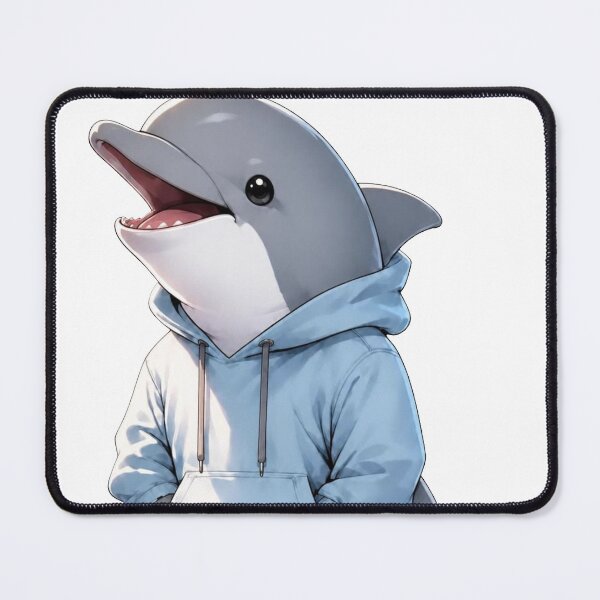 Item preview, Cheerful Dolphin Hoodie Crew designed and sold by Icareis-Studios.