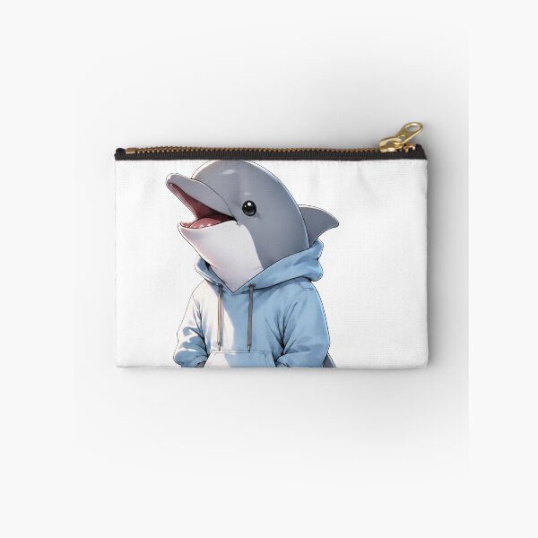 Item preview, Cheerful Dolphin Hoodie Crew designed and sold by Icareis-Studios.