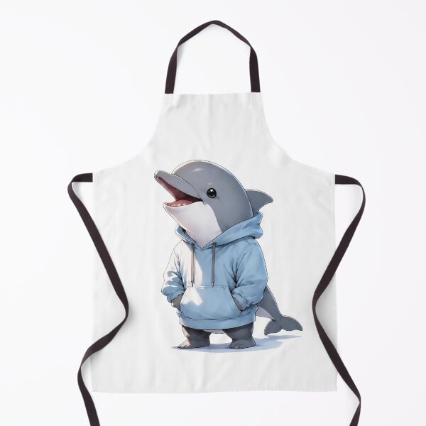 Item preview, Cheerful Dolphin Hoodie Crew designed and sold by Icareis-Studios.