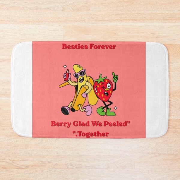 Item preview, Funny Banana and Strawberry Best Friends Cartoon designed and sold by Penguin Mood .