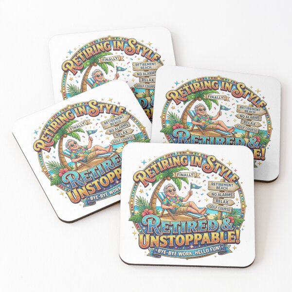 Item preview, RETIRED & UNSTOPPABLE designed and sold by likbatonboot.