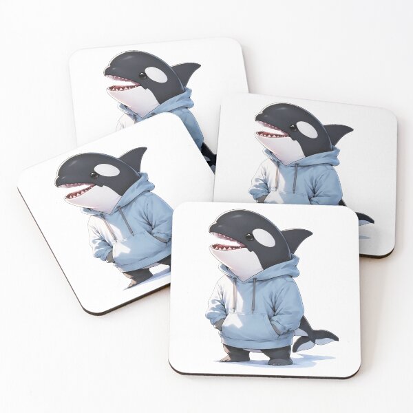 Item preview, Bold Orca Hoodie Crew designed and sold by Icareis-Studios.