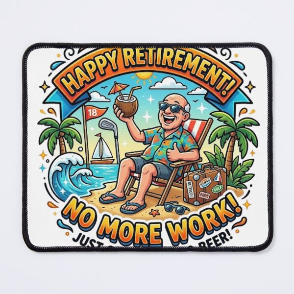 Item preview, HAPPY RETIREMENT! designed and sold by likbatonboot.