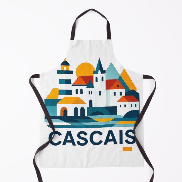 Item preview, Cascais Portugal Travel Souvenir - Santa Marta Lighthouse & Coast Art designed and sold by OzzFrequency.
