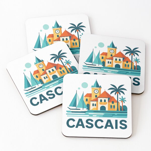 Item preview, Cascais Portugal Travel Souvenir - Santa Marta Lighthouse & Coast Art designed and sold by OzzFrequency.