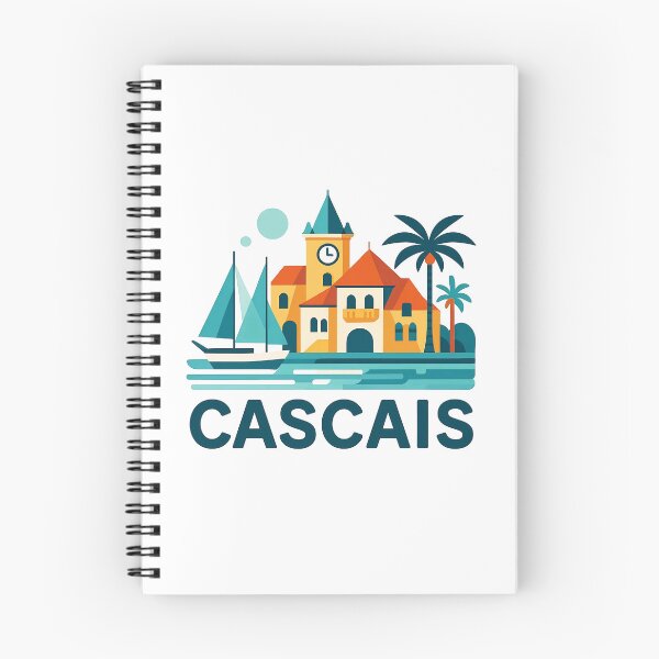 Item preview, Cascais Portugal Travel Souvenir - Santa Marta Lighthouse & Coast Art designed and sold by OzzFrequency.