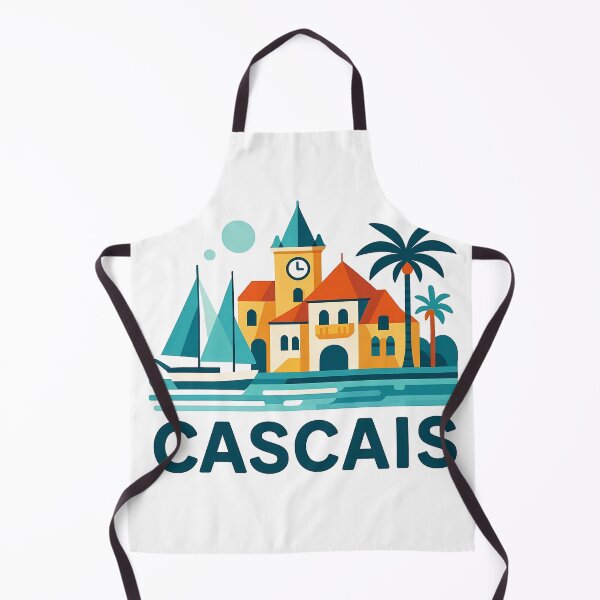 Item preview, Cascais Portugal Travel Souvenir - Santa Marta Lighthouse & Coast Art designed and sold by OzzFrequency.