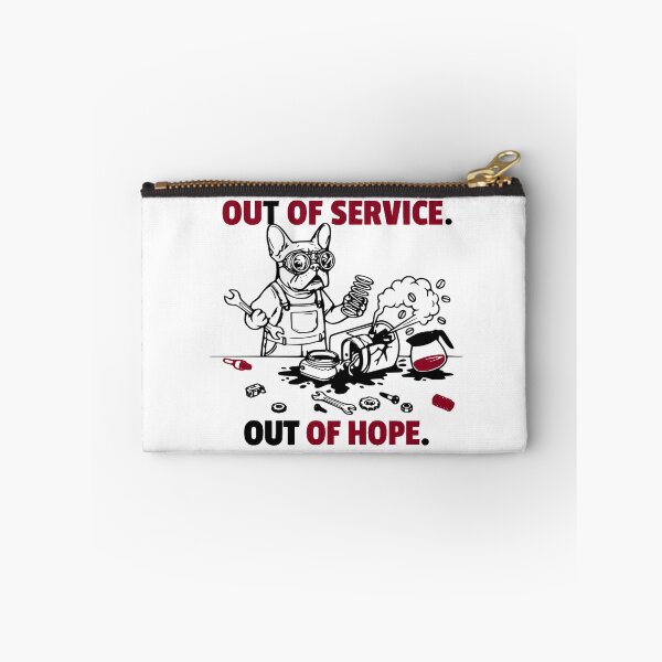 Item preview, Out Of Service Out Of Hope Funny French Bulldog Coffee designed and sold by The Bold Line Studio.