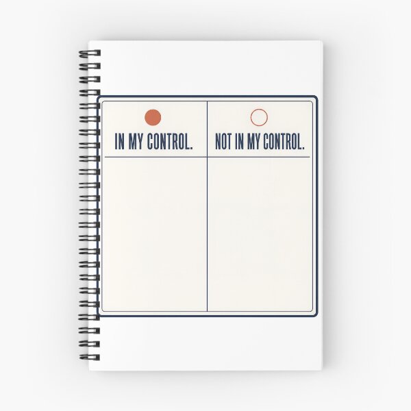 Item preview, Stoic Control Dichotomy Mindset Chart designed and sold by Lolik Designs.