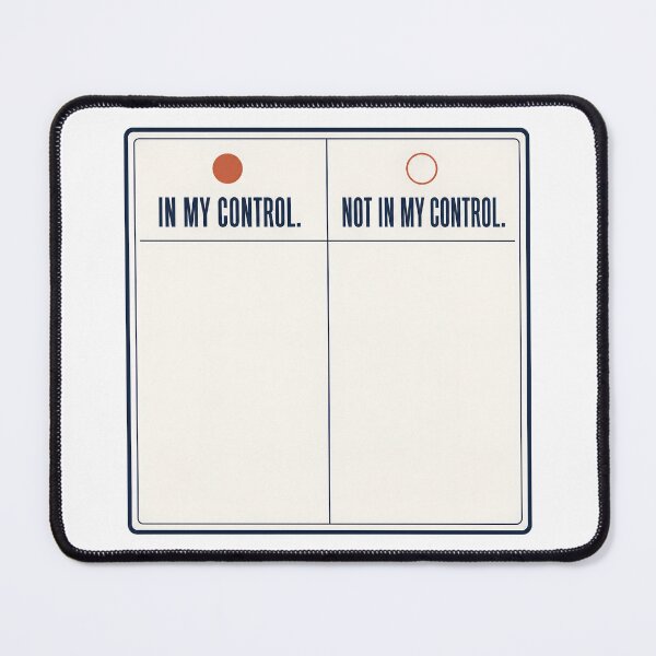 Item preview, Stoic Control Dichotomy Mindset Chart designed and sold by Lolik Designs.