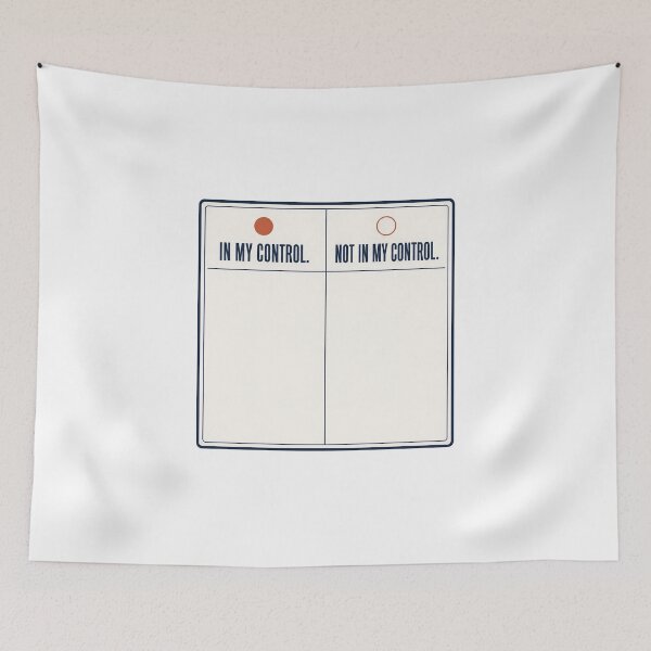 Item preview, Stoic Control Dichotomy Mindset Chart designed and sold by Lolik Designs.
