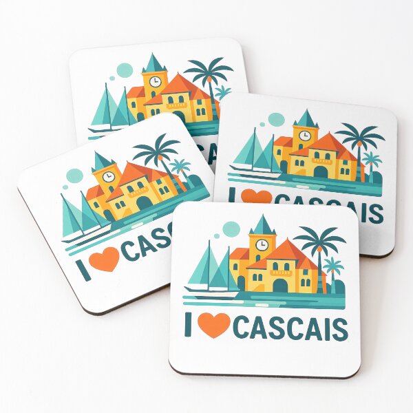 Item preview, Cascais Portugal Travel Souvenir - Santa Marta Lighthouse & Coast Art designed and sold by OzzFrequency.