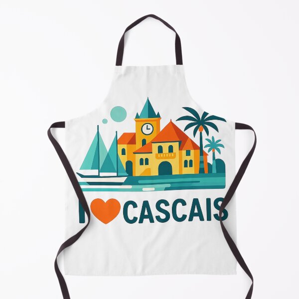 Item preview, Cascais Portugal Travel Souvenir - Santa Marta Lighthouse & Coast Art designed and sold by OzzFrequency.
