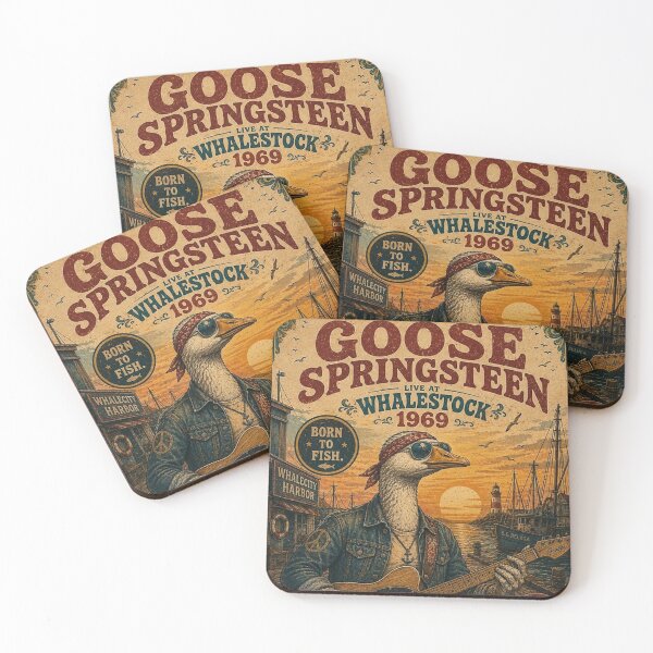 Item preview, Poster Goose Springsteen - Whalestock 1969 designed and sold by erlyJohary.