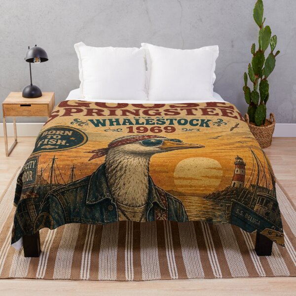 Item preview, Poster Goose Springsteen - Whalestock 1969 designed and sold by erlyJohary.