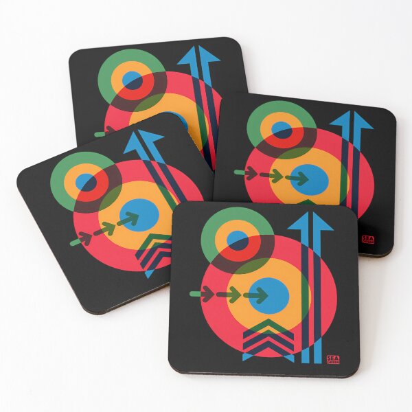 Item preview, Mod Target Arrows 60S Pop Art Colorful Geometric designed and sold by Somerbej.