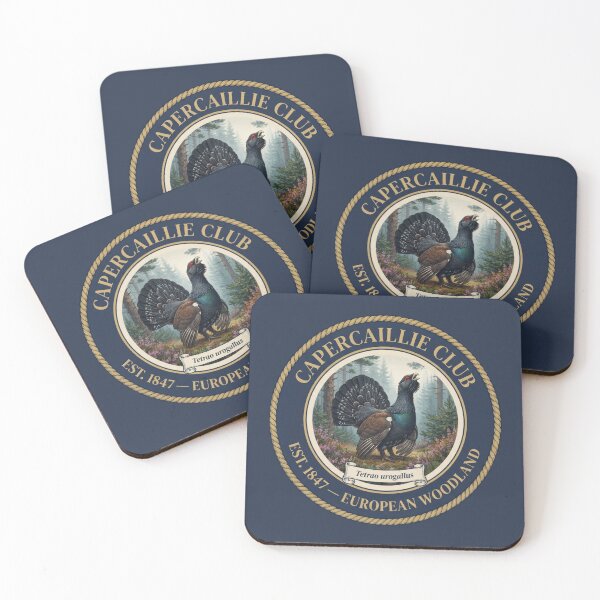 Item preview, Capercaillie Club Vintage Badge Scottish Highland Bird designed and sold by CalmCapy Co.