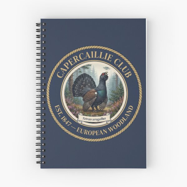 Item preview, Capercaillie Club Vintage Badge Scottish Highland Bird designed and sold by CalmCapy Co.