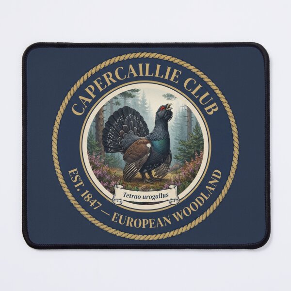 Item preview, Capercaillie Club Vintage Badge Scottish Highland Bird designed and sold by CalmCapy Co.