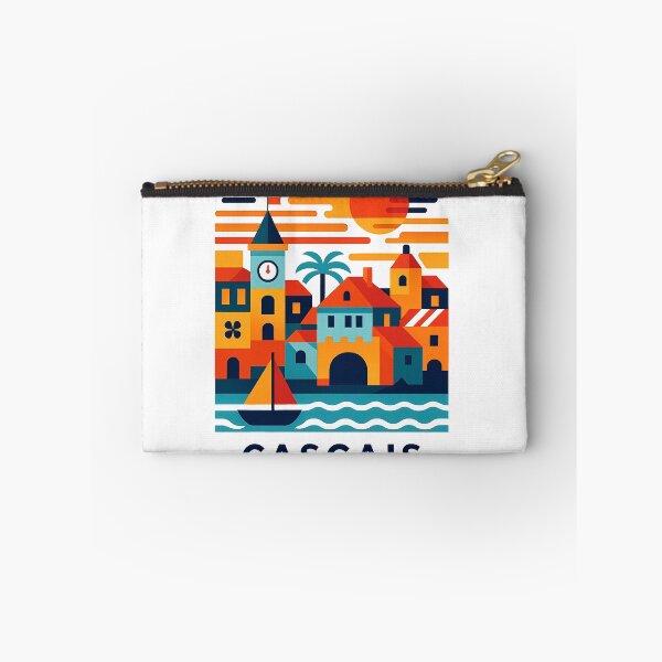 Item preview, Cascais Portugal Travel Souvenir - Santa Marta Lighthouse & Coast Art designed and sold by OzzFrequency.