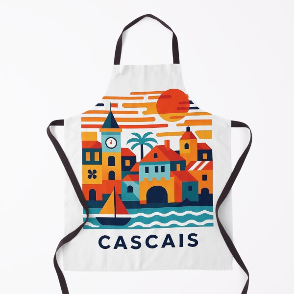 Item preview, Cascais Portugal Travel Souvenir - Santa Marta Lighthouse & Coast Art designed and sold by OzzFrequency.