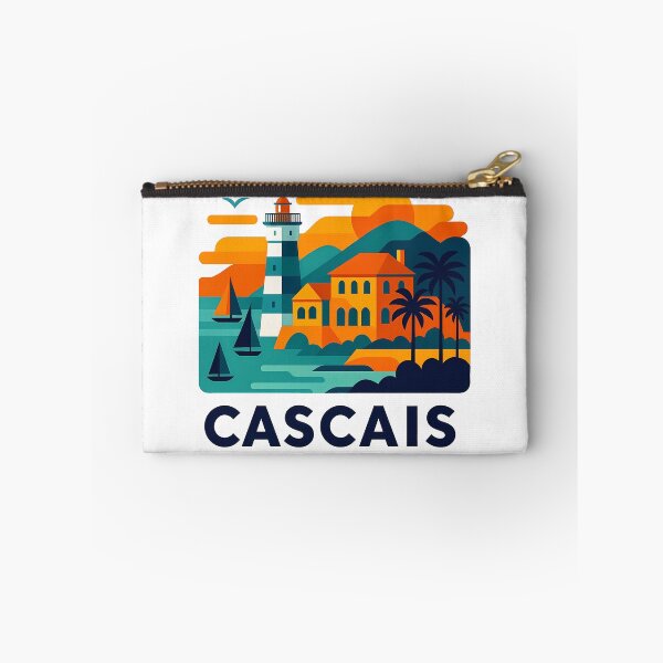 Item preview, Cascais Portugal Travel Souvenir - Santa Marta Lighthouse & Coast Art designed and sold by OzzFrequency.