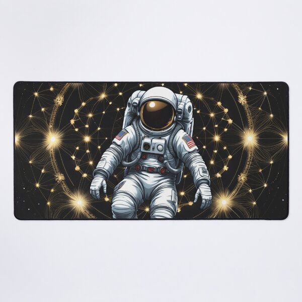 Item preview, Cosmic Astronaut - Sacred Geometry Stars And Space Design designed and sold by NeuralAuraArts.