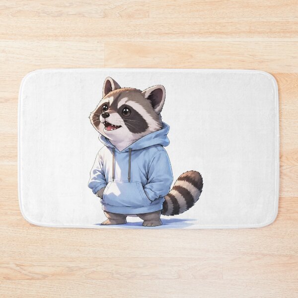 Item preview, Mischievous Raccoon Hoodie Crew designed and sold by Icareis-Studios.