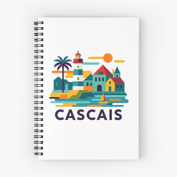Item preview, Cascais Portugal Travel Souvenir - Santa Marta Lighthouse & Coast Art designed and sold by OzzFrequency.