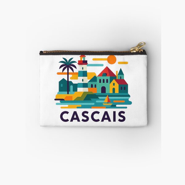 Item preview, Cascais Portugal Travel Souvenir - Santa Marta Lighthouse & Coast Art designed and sold by OzzFrequency.