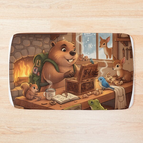Item preview, Happy Beaver Adventures – Crafting the Heirloom Music Box designed and sold by Clothes With Smiling Animals Walt Gral.