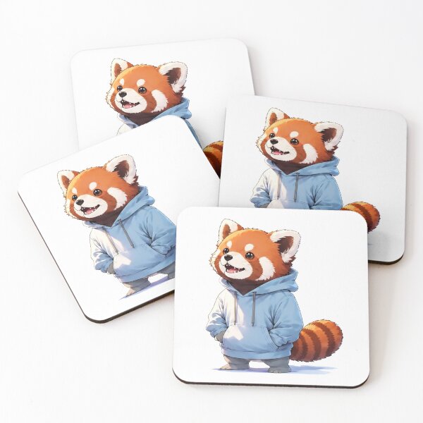 Item preview, Red Panda Hoodie Crew designed and sold by Icareis-Studios.