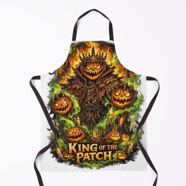 Item preview, King of the Patch – Dark Pumpkin King Halloween Horror T-Shirt designed and sold by D.Shop.