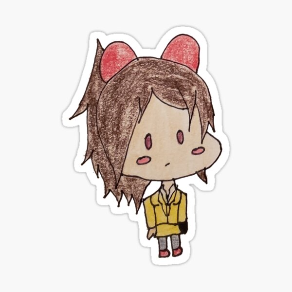 Vista previa del artículo con la obra «Kasane Kujiragi Chibi», diseñado y vendido por harleyjinx.